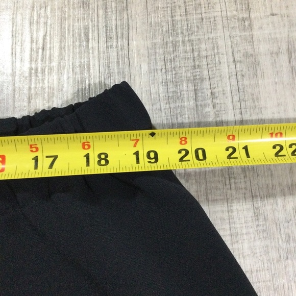 Max Mara Plus Size Marina Rinaldi Womens Sz 20 Elastic Waist Career Pants Black - Picture 6 of 9
